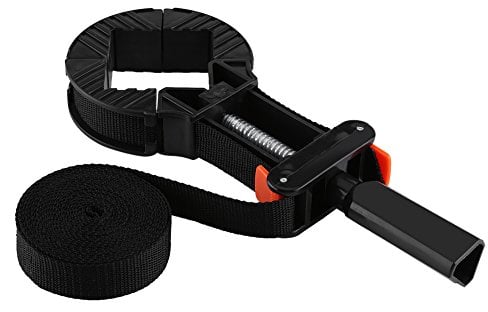 Einstellbare Winkelklemme, Ratschenmechanismus Klemme verstellbares Band Rapid Ecke Gurt 4 Backen Rahmen für Bilderrahmen Schublade