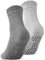 2 | 4 | 6 Paar ABS Socken Herren Damen Anti Rutsch Socken mit Wolle 21463 WP (Grau/Anthrazit 2 Paar 43-46)