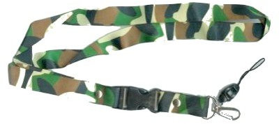 Schlüsselband/Landyard/Halsband - Bundeswehr/Armee Tarnfarben Oliv olivegrün tarn - Keyholder/Strap