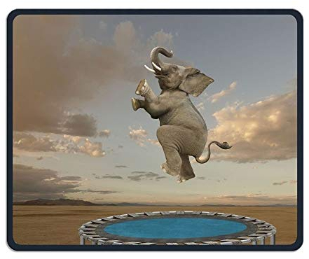 Yanteng Gaming-Mauspad, lustige niedliche Elefant-Mauspads, magische Tastatur PC-Gaming-optischer Laptop verdrahtete SurfaceMouse-Pad-Matte für Frauen Männer zu Hause oder Arbeit