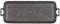 Serviertablett, rechteckig, Türkisch, für Kaffee, Tee, Getränke (kleines Tablett) (13 INC5,5 INC) (schwarz)