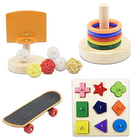 Vogelspielzeug für Papageien, 5 Packungen