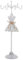 Necklace Stand, 10.2inch High Necklace Holder with Princess Dress - Iron Jewellery Stand for Chains, Rings and Metal