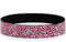 YooAi Strass Elastischer PU Ledergürtel Glänzender Kristall Stretch Taillengürtel Breiter Taillenbund für Frauen Kleid 95cm Rosa