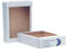 Mottola Packaging T5b vassoio 65x46x10,5cm- 50 pezzi - Scatola vassoio di Cartone Bianca - Imballaggi pane,cornetti,panini