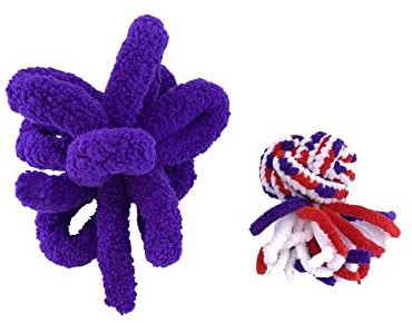 KONG Active Rope Toy for Cat 2-Pack, Red/Purple