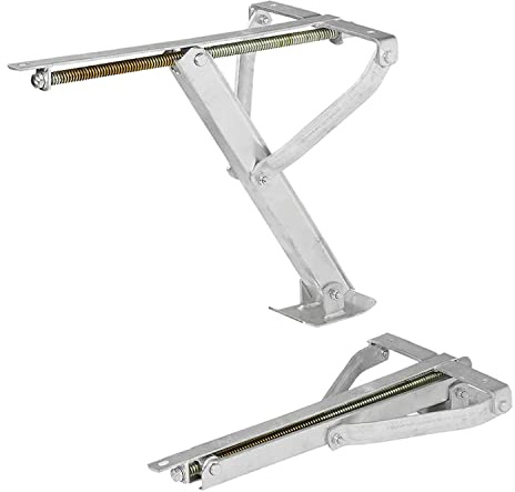 Ausdrehstütze Wohnwagen Wohnwagenstützen Kurbel Stützen Anhängerstütze (mit kippbarem Fuß 500kg 438x265mm H:410mm)
