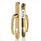 UPVC Door Handles Set - Polished Brass Lever/Lever 92mm PZ (Centres) 215mm Screw to Backplate 245mm X 32mm Handle Replacement PVC (TSSHAN215)