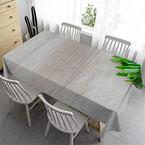 Syhi Qlty Gartentischdecke Rechteckig Tischdecke 180x120 cm - Outdoor Tischdecke Wetterfest Abwaschbare Tischdecke Biertisch Tischdecken für Hochzeit Party - Grau