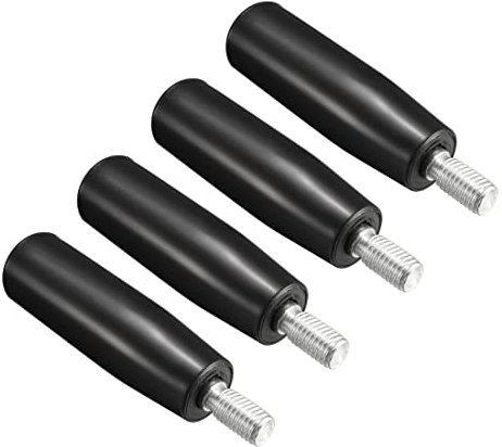 PATIKIL M10 Girevole Volantino Macchina Manico,4pz Maschio Filettato Stelo per Fresatura Macchine