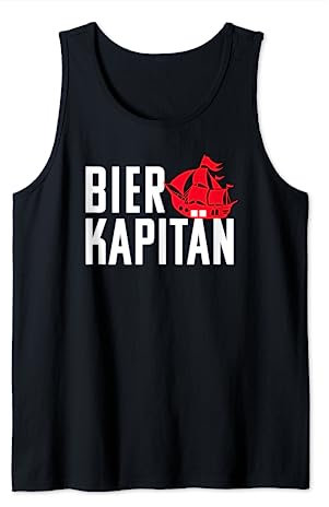 Bier Kapitän - Party Verkleidung Apres Ski Gruppenoutfit Fun Tank Top