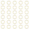 UNICRAFTALE 40 Stück 12 mm Durchmesser 304 Edelstahl Verbindungsring Metall O Ring Goldene Runde Ring Kreisrahmen Verbindungsring Schmuck Für Armband Halskette Schmuckherstellung