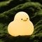 Disdarkday Niedliches Enten Nachtlicht, Silikon Nachtlicht für Kinder, USB wiederaufladbar, Timer Licht, lustige Kinderzimmer Dekoration, Kawaii Nachtlamp