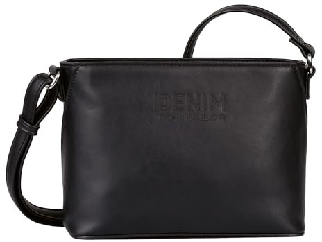 TOM TAILOR Denim Heidy Damen Umhängetasche Crossbody Bag Klein Schwarz