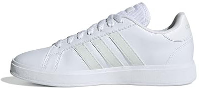 adidas Grand TD Lifestyle Court Casual Shoes, Zapatillas Mujer, FTWR White Crystal Jade FTWR White, 39 1/3 EU