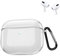 YAODLE hülle Kompatibel mit Airpods Pro 2 Schutzhülle Stoßfeste TPU hülle,Mit Karabiner,Anti-Fingerabdruck,Anti-Abrieb（Durch）