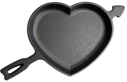 Lodge Seasoned Cast Iron Heart Skillet
