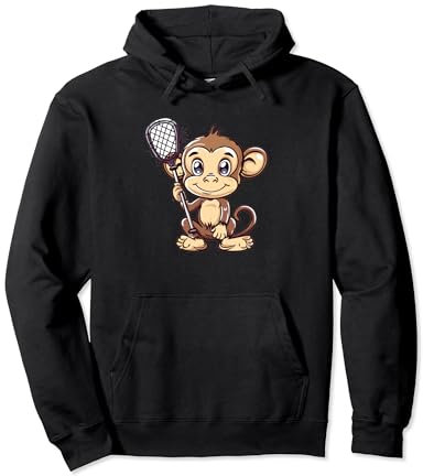 Süßer Lacrosse Affe Pullover Hoodie