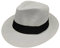 Chapeau amusant unisexe pour hommes et femmes Panama Chapeaux de paille à large bord Aldult Jazz Chapeau de paille Cylindre Chapeau de soleil Chapeau champignon, Blanc., taille unique