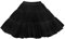 Vlazom Damen Petticoat Kurz Tüll Underskirt Hohe Taille Tutu Rock 50er Retro Ballett Blase Petticoat Prom Abendkleider Brautkleider Petticoats Karneval Kostüm（L-XL，Schwarz）
