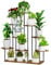 ALTORICO 11 Niveaux Support pour Plantes, 106 cm, Étagère pour Plantes en Métal Bois, Porte Plantes D'intérieur pour Plusieurs Plantes, Support Pot de Fleur le Balcon du Jardin, Salon, Bureau, Noir