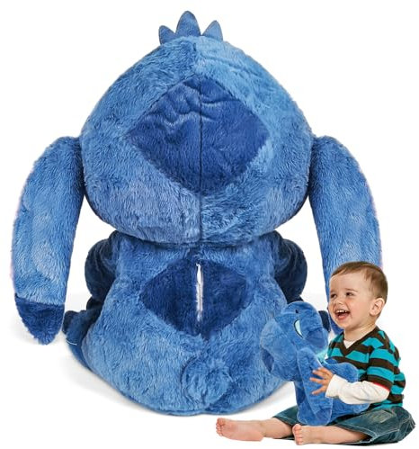 30cm S-tich Plüschtiere, Blaues Kuscheltier Alien – Weiches S-tich Kissen Kuscheltiere mit Schlappohren, Flauschiges Stofftier für Kinder & Babys ab 0 Monaten zum Kuscheln und Spielen