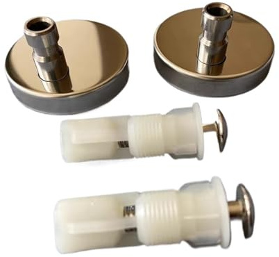 Toilet Seat Damper Buffer Shaft Compatible with for Ville-Roy and for Bo-ch 56351001 6680AS01 Fixing Base Screw Hinge Parts(2 Styles)