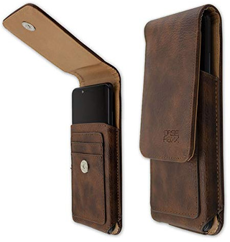 caseroxx Handy Tasche Outdoor Tasche für Fairphone 3, mit drehbarem Gürtelclip in braun