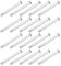 sourcing map 20 Stück Steckbolzen Einzelnloch Gabelbolzen Splintstift Flacher Kopf 5mm X 50mm 304 Edelstahl Link Scharnierstift