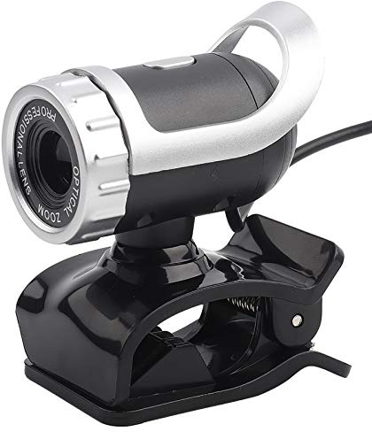 Bewinner Webcam für PC, Desktop Laptop Computer Kamera USB HD Videokamera mit Mikrofon, 12,0 Mio Pixel Clip-on Webcam Webkamera HD 360 ° Drehbare Stand Camcorder, 640 * 480 dynamische Auflösung