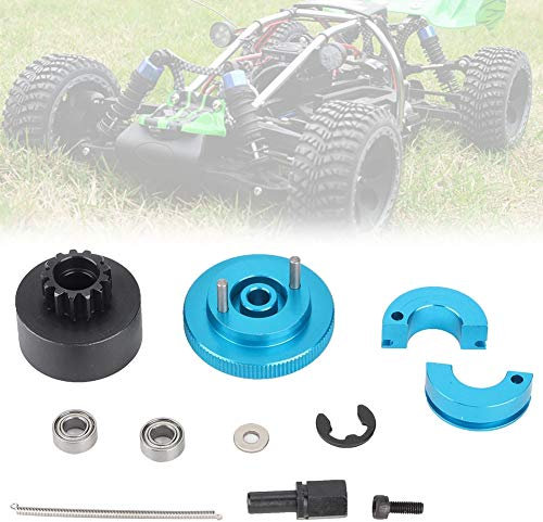 Juego de Embrague RC, Variador de Embrague de Velocidad 13T, Set de Embrague y Cojinete 1/10, Compatible con Motor Nitro RC, para Modelismo y Carreras en Pista