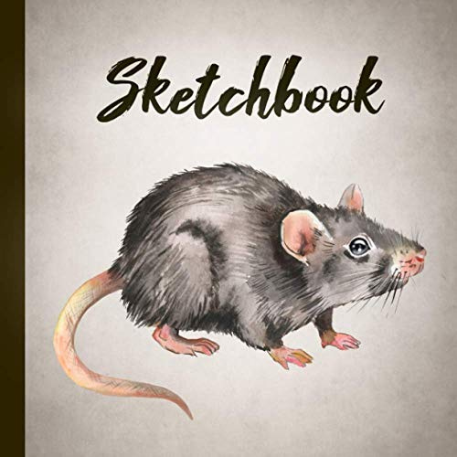 Rat Sketchbook: Blank Rat Notebook for Drawing