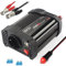 BYGD Inversor de Coche 200W/400W 12V DC a 220V 230V AC Transformador convertidor con Adaptador de Cargador de Coche rápido USB Dual 3.1A,para Coche, cámping, iPad, iPhone,Tablet,Consolas
