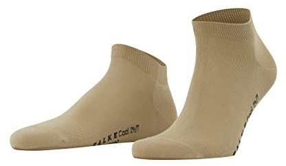 FALKE Herren Sneakersocken Cool 24/7 M Sn Baumwolle kurz einfarbig 1 Paar, Beige Sand 4320, 45-46