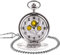Tiong Doctor Who Taschenuhr Vintage Quarz Taschenuhr mit Kette Römische Ziffern Mode Geschenk für Männer Frauen