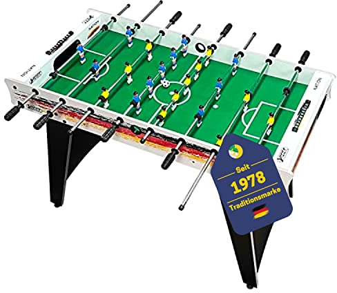 BEST SPORTING Tischkicker Nation mit Spielfläche 105x58 cm I Top Tischfussballtisch für Freunde, Familie & Arbeitskollegen I Kickertisch Erwachsene I Kicker als Fussball Geschenke Jungen