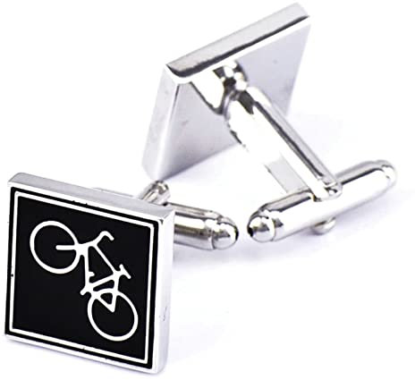Manschettenknöpfe Unendlich, Silber Manschettenknöpfe Unendlich Fahrrad Smoking Manschettenknöpfe Geschenk 1.8CM