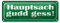 FEMER Blechschild Spruch 27x10cm Saarland hauptsach gudd gess Dekoration