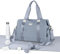 Sporttasche Reisetasche, Sport Duffel mit Schuhfach & Nassfach, Handgepäck Tasche Weekender Bag wasserdichte Übernachtungstasche Fitnesstasche Trainingstasche Kliniktasche,F3-Saphirblau