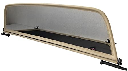 PureWind Windschott kompatibel mit VW Beetle Typ 5C7 Baujahr 2012-2019 (Beige) – Windschott Universal mit Schnellverschluss ohne Tasche