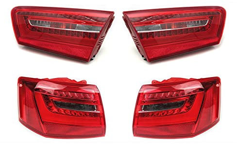 1 Set/4PCS Hinten Rücklicht Montage Bremse Nebel Lichter Schwanz Stop Blinker Lampen, für Audi A6 C7 2012 2013 2014 2015 2016