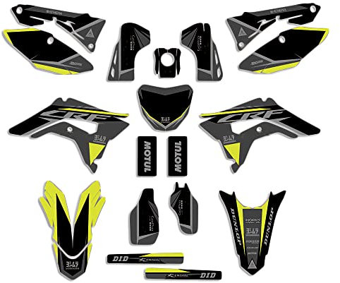 ENARUI Adesivi Grafiche Compatibili con Honda crf450r crf 450 2017 2018 2019 2020 e crf250r crf 250 2018 2019 2020 2021
