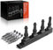Frankberg 1x Zündspule 4x Zündkerze Kompatibel mit Astra G CC F08 F48 1.6L 2003-2009 Vectra C CC Z02 1.6L 1.8L 2005-2008 Meriva X03 1.6L 2006-2010 Replace# 1208020