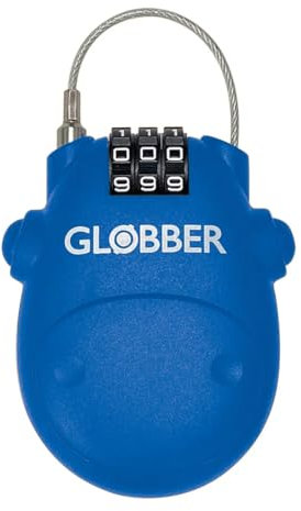GLOBBER Lock Padlock Security Clasp 532-100 Verrouillage de sécurité, Sport, Bleu (Bleu), Taille unique