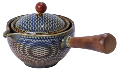 Service à thé Kung Fu, théière rotative à 360 degrés, infuseur semi-automatique en céramique, tasse à thé Gongfu