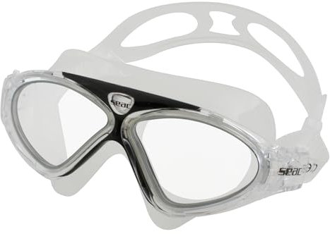 Seac Vision HD, Lunettes Natation Piscine et mer pour Femme et Homme, Masque de Natation