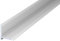 (11,36EUR/m) NALine Abschlussprofil | 15 x 13 x 1180 mm | silber eloxiert | Innenwinkel Treppenbelag | Bodentiefe Fenster oder Balkon Abschluss | Sockelprofil | Wandabschlussleiste