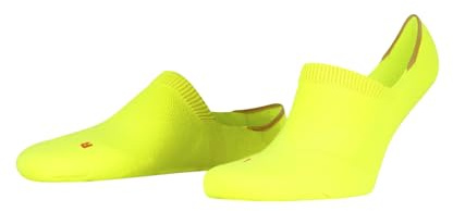 FALKE Unisex Cool Kick Invisible Füßlinge atmungsaktives schnelltrocknendes Funktionsmaterial leichte Polsterung Plüschsohle High-Cut kühlend bequem sportlich flache Naht an Fußspitze 1 Paar