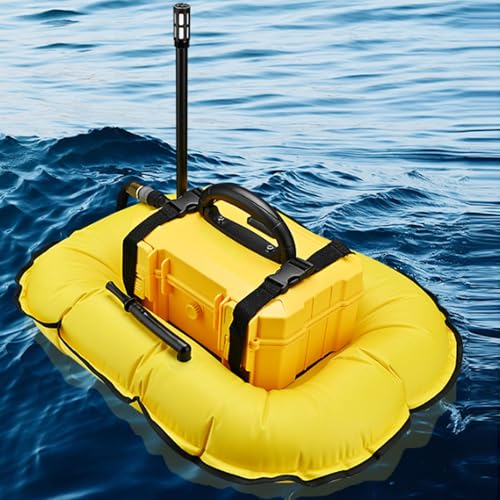 Hydravex Tauchventilator, tragbarer wiederaufladbarer Tauchtank, wasserdichter Luftkompressor mit Schlauch und Tauchatemregler, für Freizeittauchen und Angeln,Yellow-4000mAh