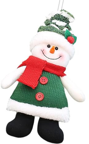 Adorno de muñeca de árbol de Navidad, adornos colgantes de peluche, decoración de Navidad de temporada, adornos de Navidad para interiores y exteriores, bonitas decoraciones navideñas, decoración de